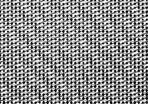Abstrato Pontilhado Meio Tom Fundo Tons Brancos Pretos Estilo Impressão — Fotografia de Stock