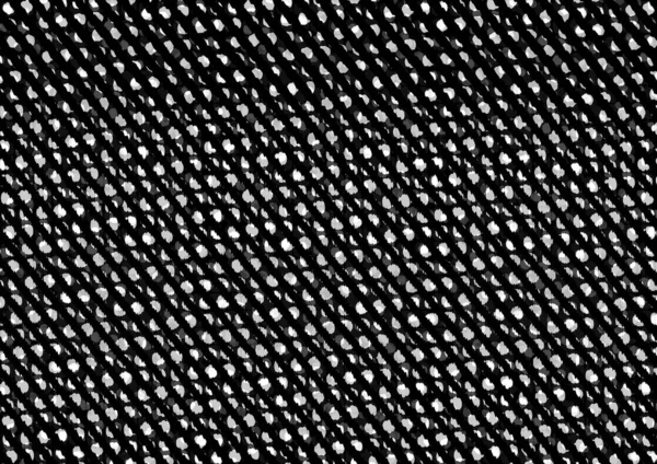 Üzerinde noktalar ve daireler olan beyaz ve siyah baskı tarzında soyut noktalı yarım ton arkaplan, kartvizit, poster, reklam için tek renkli arkaplan