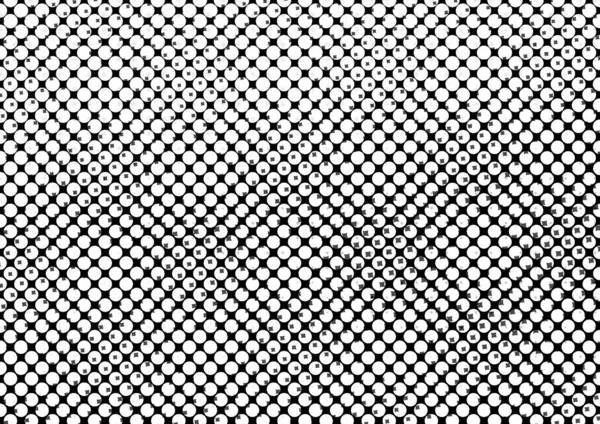 Abstract dotted halftone backdrop in white and black tones in newsprint printing style with dots and circles, monochrome background for business card, poster, advertising