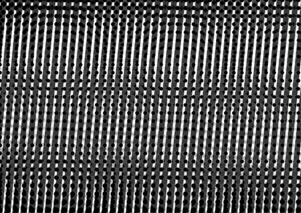 Üzerinde noktalar ve daireler olan beyaz ve siyah baskı tarzında soyut noktalı yarım ton arkaplan, kartvizit, poster, reklam için tek renkli arkaplan