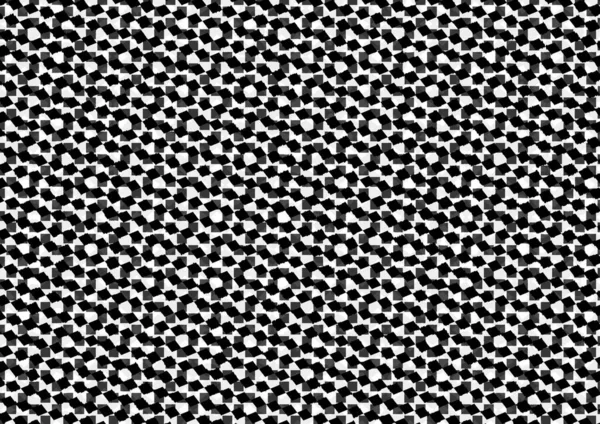 Üzerinde noktalar ve daireler olan beyaz ve siyah baskı tarzında soyut noktalı yarım ton arkaplan, kartvizit, poster, reklam için tek renkli arkaplan