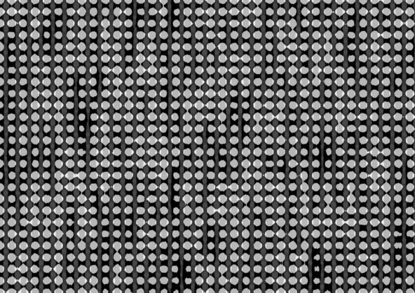 Abstract dotted halftone backdrop in white and black tones in newsprint printing style with dots and circles, monochrome background for business card, poster, advertising