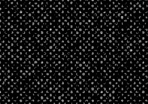 Abstract dotted halftone backdrop in white and black tones in newsprint printing style with dots and circles, monochrome background for business card, poster, advertising