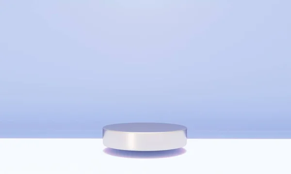 Pastel renk ve minimalizm tarzında sunum yapmak için podyum sahnesi, kopya alanı ile birlikte 3d görüntüleme, soyut arkaplan tasarımı