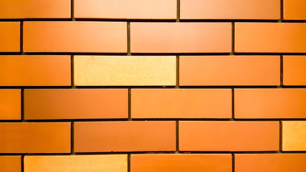 Tło lub tekstury pomarańczowego rocznika ściany ceglane — Zdjęcie stockowe