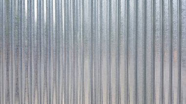 Beyaz Oluklu Metal veya çinko desen yüzeyi veya çelik dokusunu galvanize et