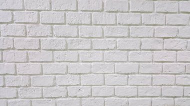 Arka plan için geleneksel eski beyaz tuğla duvar dokusu