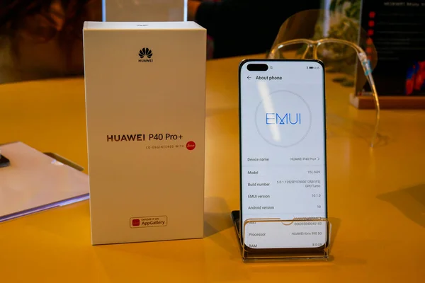 Bangkok Thailand June 2020 Huawei P40 Pro Has Been Unveiled — стоковое фото