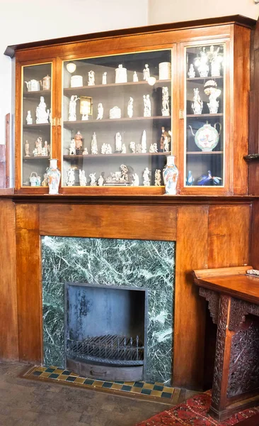 Moscow, Rusya Federasyonu - 16 Şubat 2019 - Ryabuşinskiy Mansion Maksim Gorki Evi-Müzesi