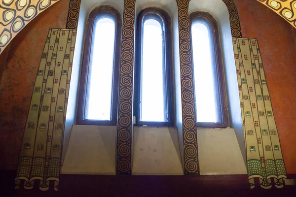 Moscow, Rusya Federasyonu - 16 Şubat 2019 - Ryabuşinskiy Mansion Maksim Gorki Evi-Müzesi