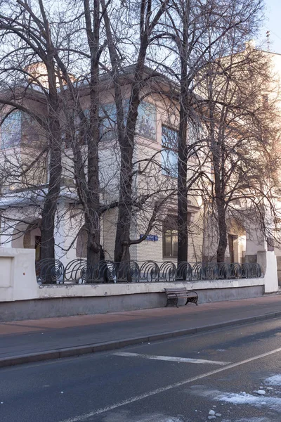 Mosca, Russia - 16 febbraio 2019. Ryabushinsky villa sulla strada Malaya Nikitskaya a Mosca, dove lo scrittore Maxim Gorky ha vissuto . — Foto Stock