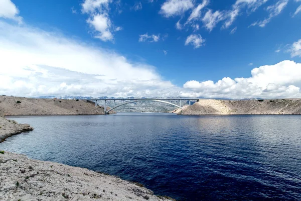 Pag Brug Kroatisch Eiland Pag Europa — Stockfoto