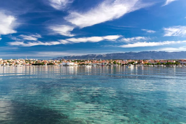 Όμορφο Τοπίο Novalja Στο Νησί Της Pag Κροατία — Φωτογραφία Αρχείου