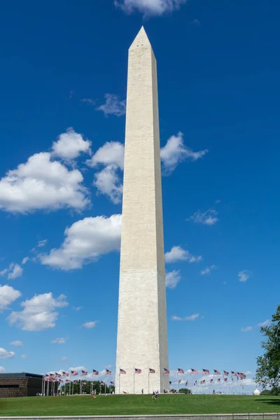 Das Historische Washington Denkmal Vor Einem Schönen Blauen Himmel Washington — Stockfoto