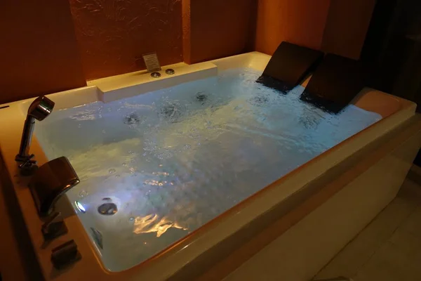 The Jacuzzi  is in the room, interior design decoration
