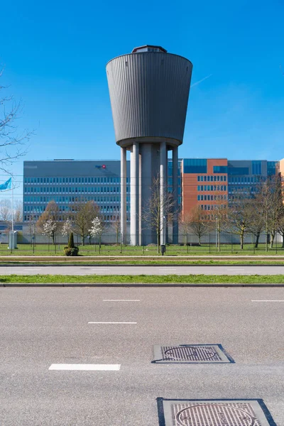 アムステルダム Waternet 飲料水の供給 下水道の管理に従事している政府会社アムステルダム オランダ 2017 給水塔 — ストック写真