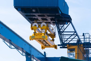 Rotterdam liman yepyeni Konteynır İstif Vinci