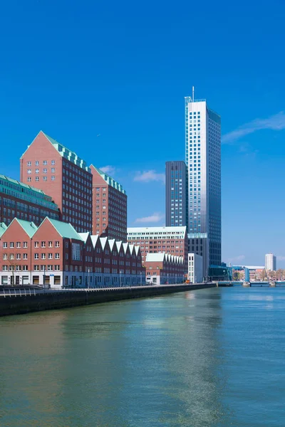Rotterdam Hollanda Mayıs 2017 Modern Konut Mimarisi Spoorweghaven Demiryolu Liman — Stok fotoğraf