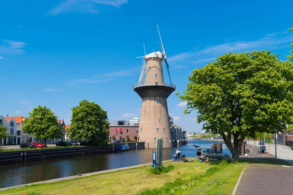 Schiedam Hollanda Mayıs 2017 Nolet Mill Dünyanın Yüksek Yel Değirmeni — Stok fotoğraf