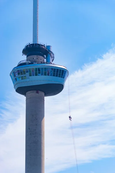 Rotterdão Países Baixos Maio 2017 Torre Observação Euromast Projetada Por — Fotografia de Stock