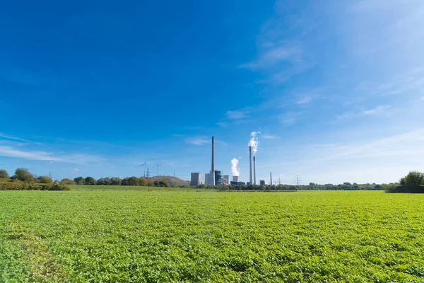 Zewnątrz Uniper Elektrowni Gladbeck Niemcy Obrazek Stockowy