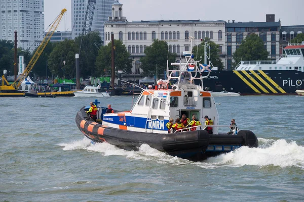 Rotterdam Netherlands September 2017 Lifeboat Demonstration Rotterdam Port Days — Stock Photo, Image