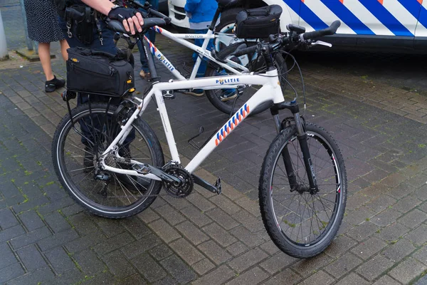 Polícia bicicleta — Fotografia de Stock