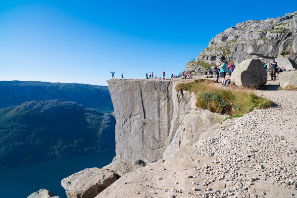 pulpit rock in Norway