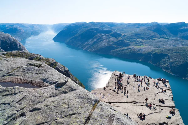 Kazatelna rock v Norsku — Stock fotografie