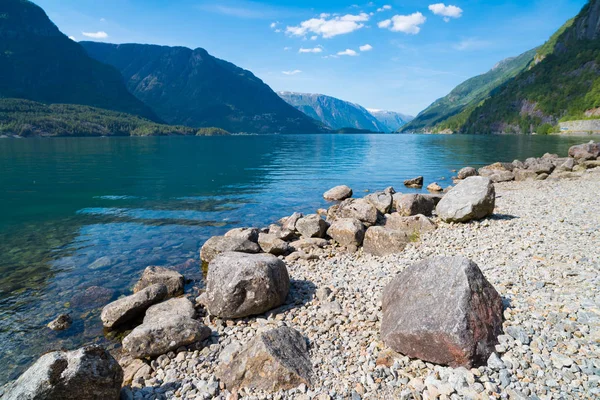 Krásný norský fjord — Stock fotografie