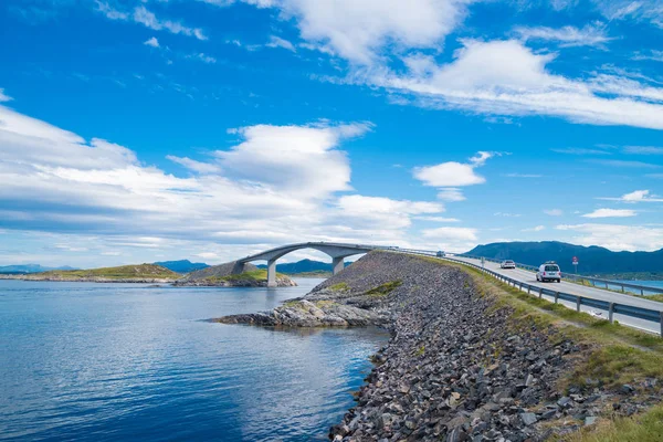 Атлантическая дорога в Норвегии — стоковое фото