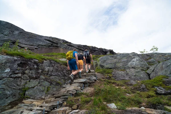 Caminhadas na Noruega — Fotografia de Stock