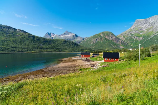 Casas tradicionales noruegas — Foto de Stock