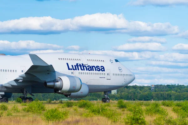 Enschede Niderlandy Lipiec 2020 Boeing 747 400 Samolotów Zatrzymany Podczas — Zdjęcie stockowe