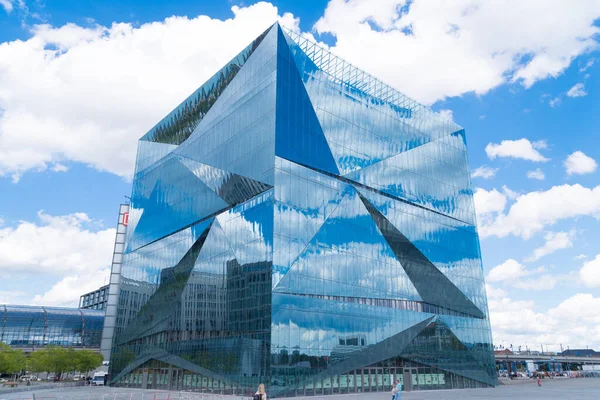 Außenansicht Eines Modernen Bürogebäudes Aus Glas Berlin Deutschland — Stockfoto