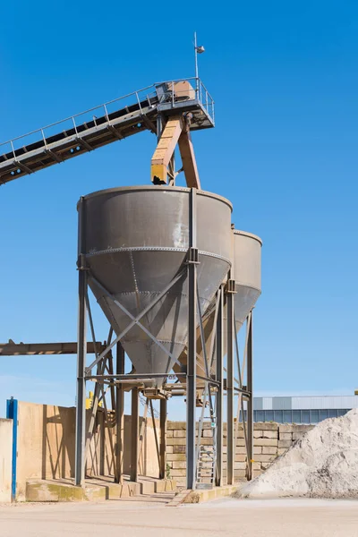 Grote Industriële Zand Cement Mixer — Stockfoto
