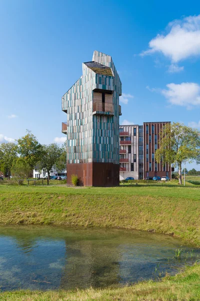 Abstract Modern Huis Nederlanden — Stockfoto