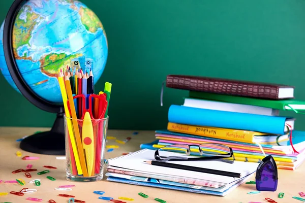 Material Escolar Pizarra Con Espacio Para Copias — Foto de Stock