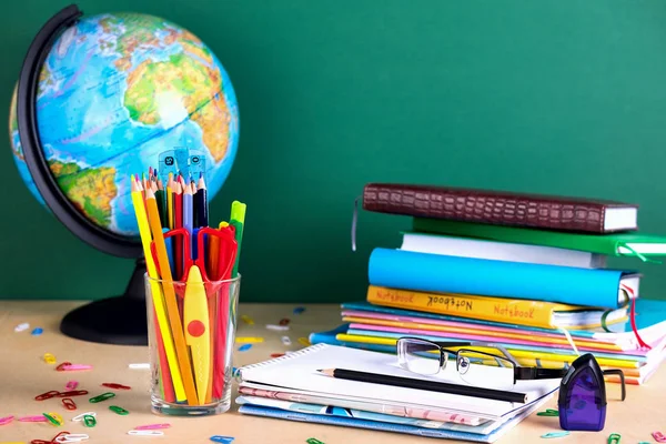 Material Escolar Pizarra Con Espacio Para Copias — Foto de Stock