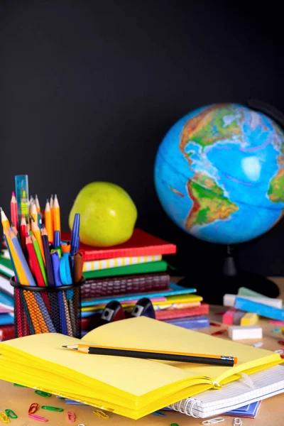 Material Escolar Pizarra Con Espacio Para Copias — Foto de Stock