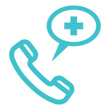 Acil arama satırı simgesi, tıp ve sağlık beyaz bir arka plan üzerinde izole. Vektör simge tasarlamak.