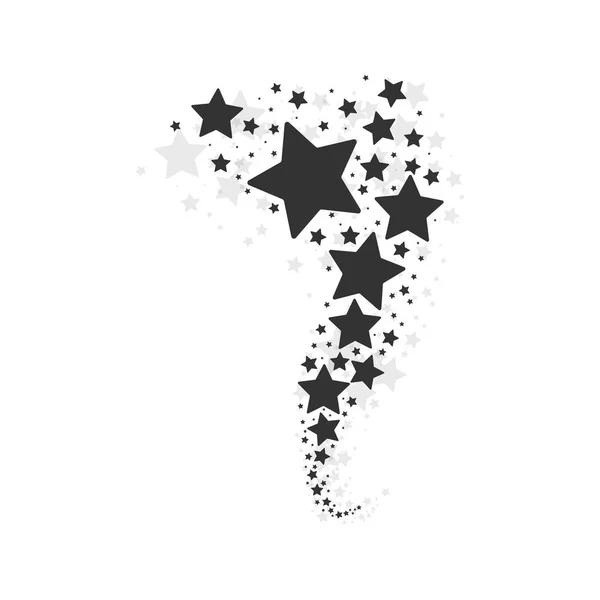 Tatouages Star Design isolés sur un fond blanc. Illustration vectorielle . — Image vectorielle