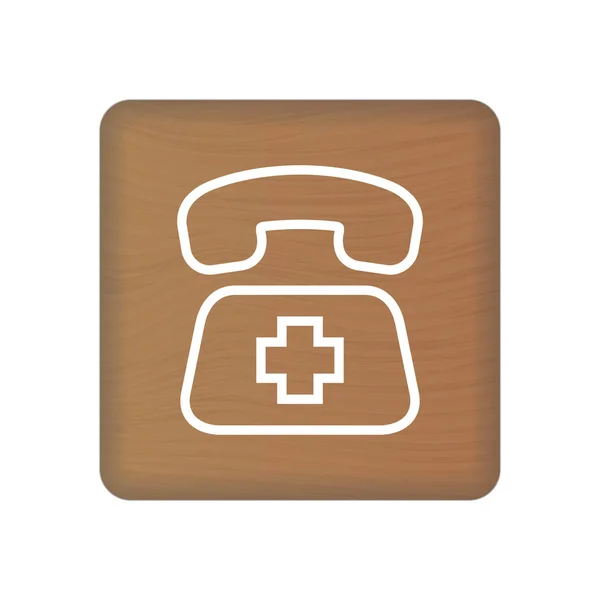 Sos ikona. Rescue Services telefon ilustracja na białym tle na tle. Wektor ikona ilustracja. Unikalne wzornictwo dla broszury, Web, drukowane — Wektor stockowy