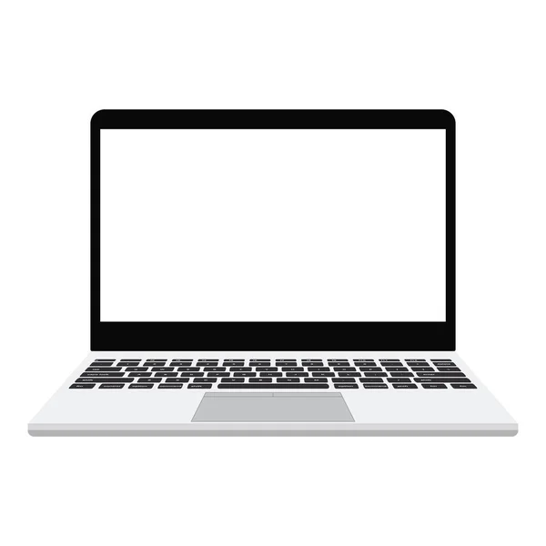 Uygulamalar ve Web siteleri için Laptop veya dizüstü bilgisayar düz vektör