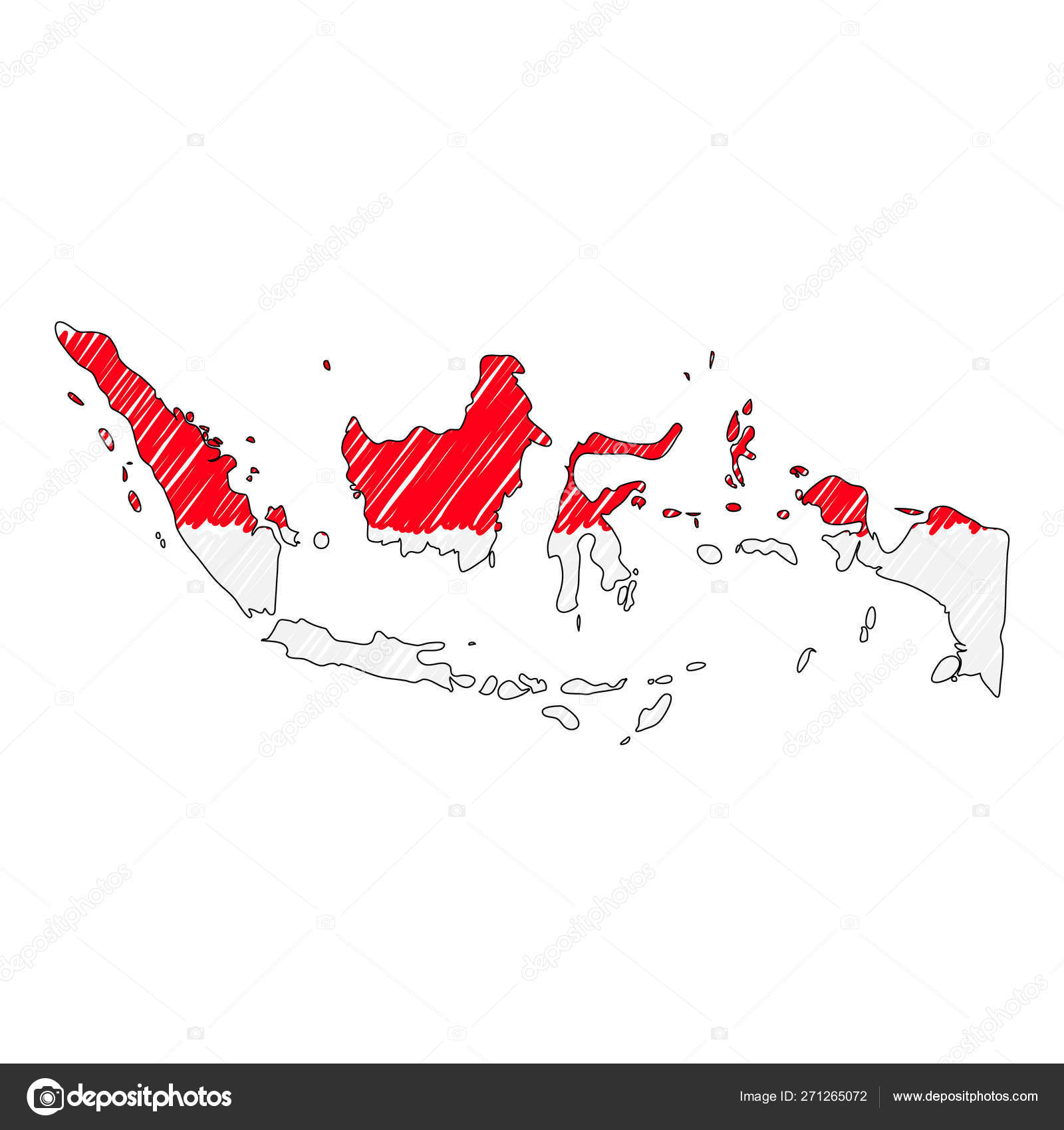 Indonesia Chalk Mapストックベクター ロイヤリティフリーindonesia Chalk Mapイラスト Depositphotos