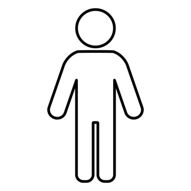 Gri arka planda izole edilmiş modaya uygun bir Simge İnsanlar. Kalabalık işareti. Web sitenizin tasarımı, logosu, uygulaması ve UI için insan sembolü. Vektör illüstrasyonu.