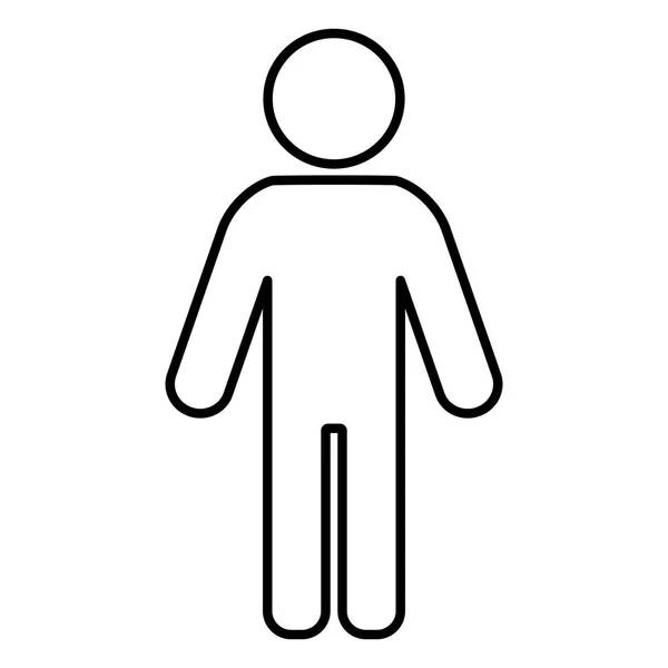 Människor ikonen i trendig platt stil isolerad på grå bakgrund. Ett tecken på folkmassa. Personer symbol för din webbplats design, logotyp, app, UI. Vektorillustration. Royaltyfria illustrationer