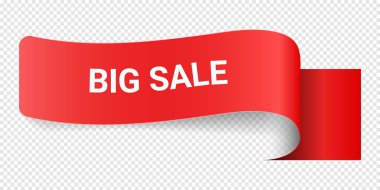 Kırmızı Vektör İllüstrasyon Sign Big Sale. Baskılar ve Posterler, Menü Tasarımı, Mağaza Kartları, Cafe, Restoran Rozetleri, Etiketler, Ambalaj vb için Promosyon Pazarlama Için Çizimler.
