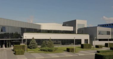 Dış modern depo veya fabrika, kiremit üreticisine bitkiler, üretim Seramik fayans, modern tesisi, Modern bitki, bina dış, endüstriyel dış, modern fabrika dış