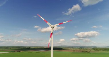 Alternatif enerji kaynağı, alandaki Hava Rüzgar türbini rüzgar jeneratörü